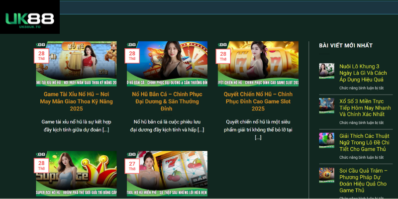Sảnh nổ hũ UK88 – Kho báu, Jackpot và Thần Tài trúng lớn mỗi ngày